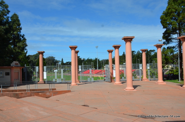 Caesar Stadium Gates by Alan Fleming