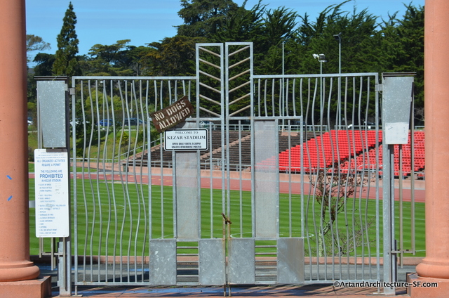 Gates of Kezar Stadium by Alan Fleming