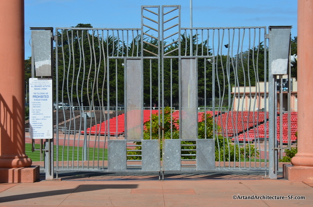 Gates of Kezar Stadium by Alan Fleming