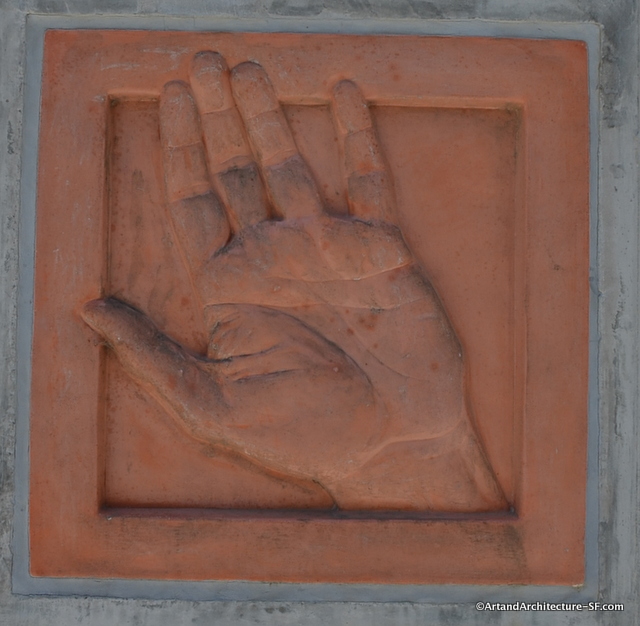 These hands are made of concrete and were cast by Concretework Studio