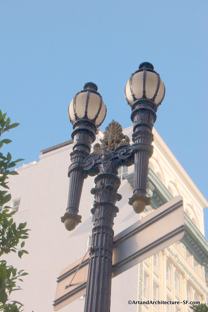Path Of Gold Street Lamps Public Art, Lamps San Francisco