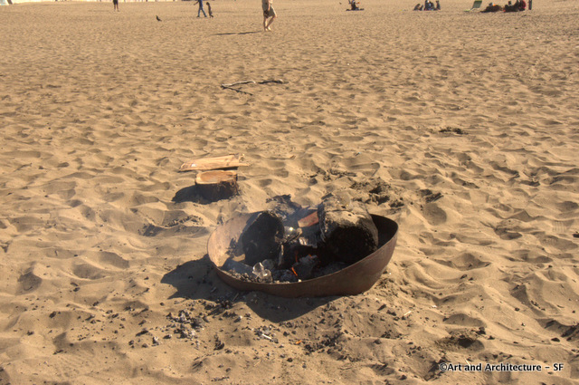 Fire Pits On Ocean Beach Public Art, Ocean Beach Fire Pits